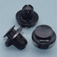 100PCS For Toyota Lexus Hiace Front Rear Bumper Car Clip Black Nylon Retainer Plastic Fastener Rivet 9046709185 90467-09185