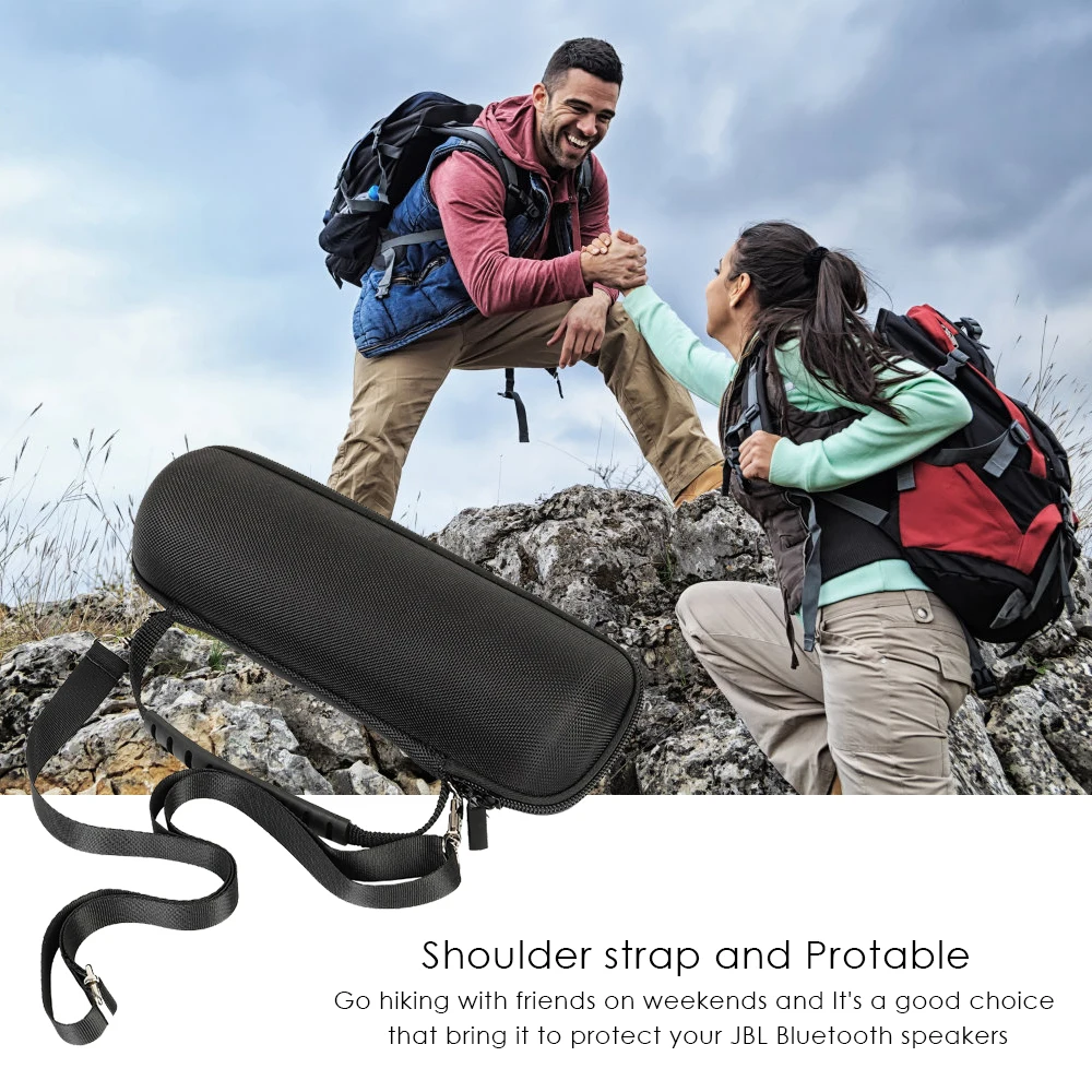 Nuovo Trekking Viaggi Carry Altoparlante della Scatola di Protezione Della Copertura Del Sacchetto Della Cassa del Sacchetto Per JBL Pulse 3 Pulse3 Altoparlante Più Spazio per plug & Cavo