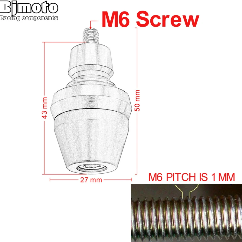 BJMOTO Xe Máy Khung Thanh Trượt Vít Vụ Tai Nạn Miếng Lót Bao Rơi Bảo Vệ Dành Cho Xe Yamaha Honda Kawasaki Suzuki Xe Máy