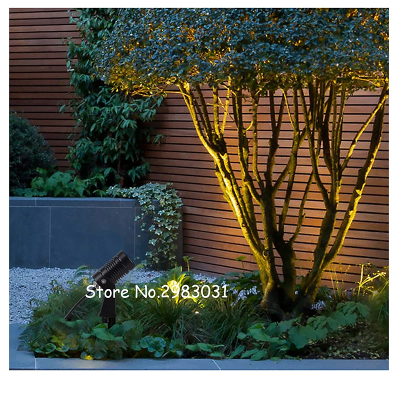 Imagem -05 - Outdoor Garden Landscape Led Light Lâmpada de Gramado Cob Waterproof Lighting Path Spotlights 1w 3w 5w 220v 110v 12v