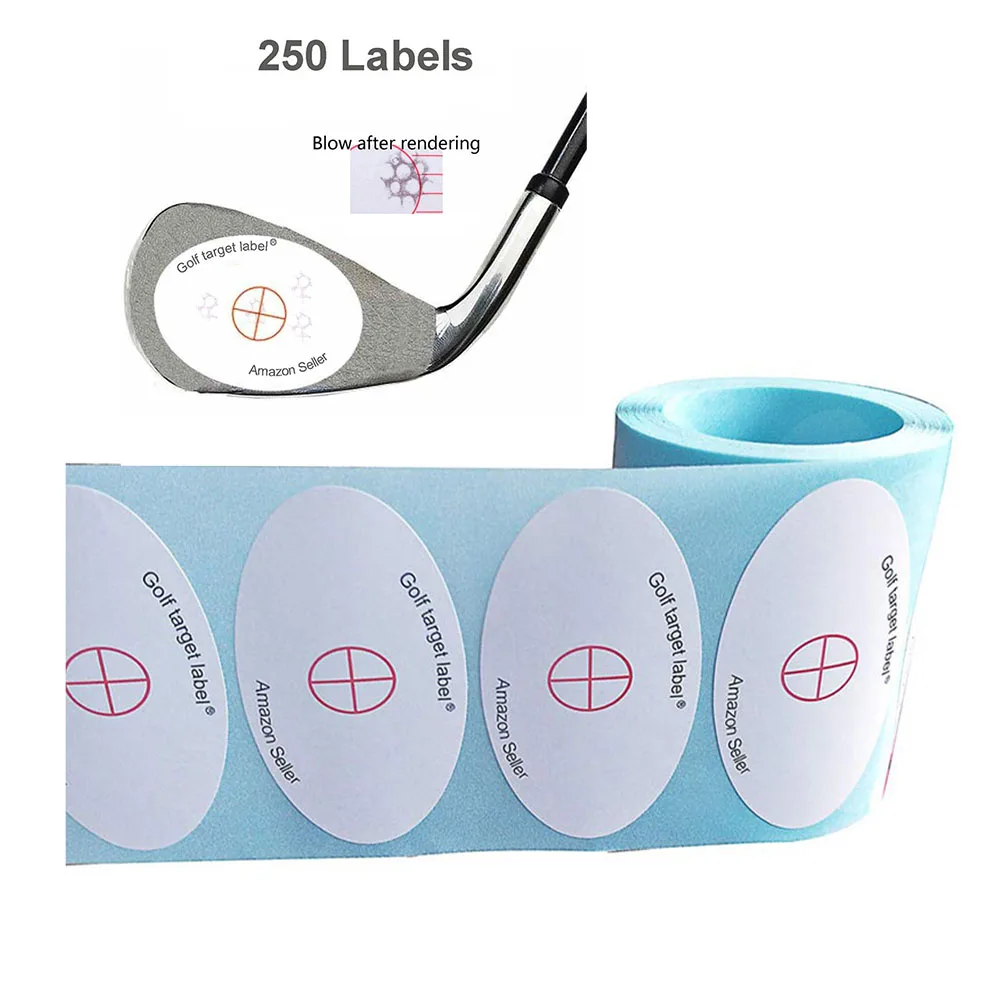 Stickers Record Practice Golf Training Sport Golf Impact Labels Target Sticker Tape Modern Golf Clubs Stickers Board Recorder