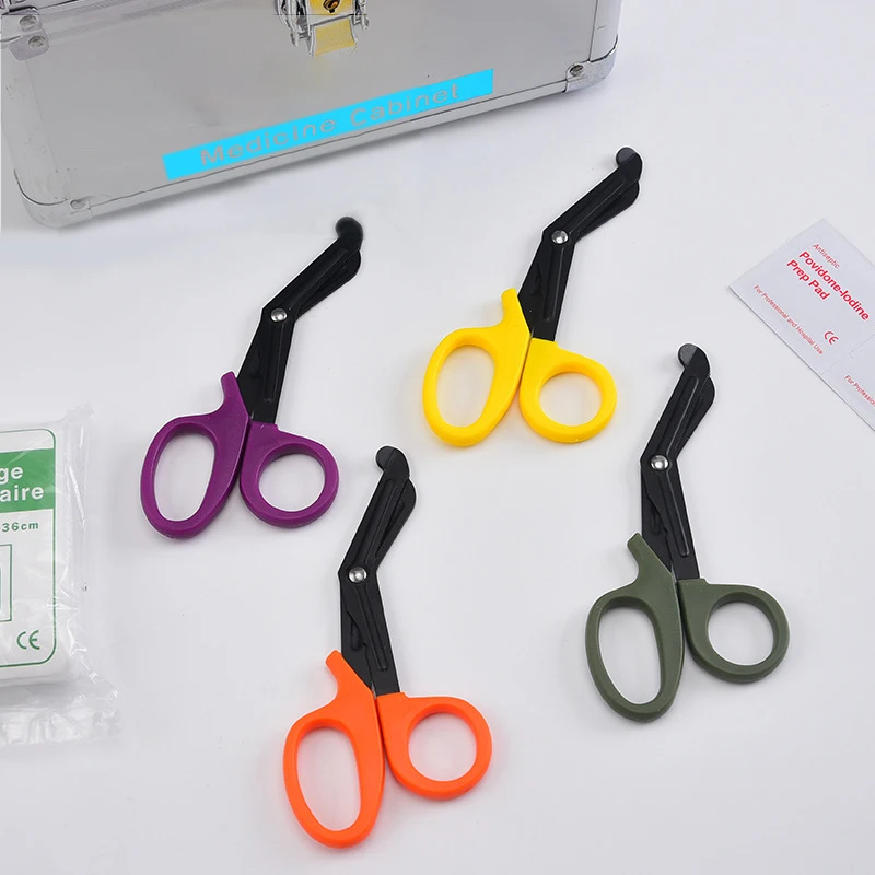 Nurse Trauma Scissors Nursing Survive Paramedic Medical Rescue Scissors Gauze Bandage Emergency First Aid Shear for Outdoor Camp