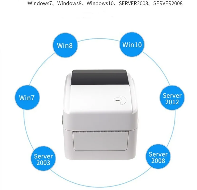 Xprinter 420B Thermal Label Printer Barcode Printer Support 25mm-108mm Label Shipping printe Express Waybill ePacket QR Code