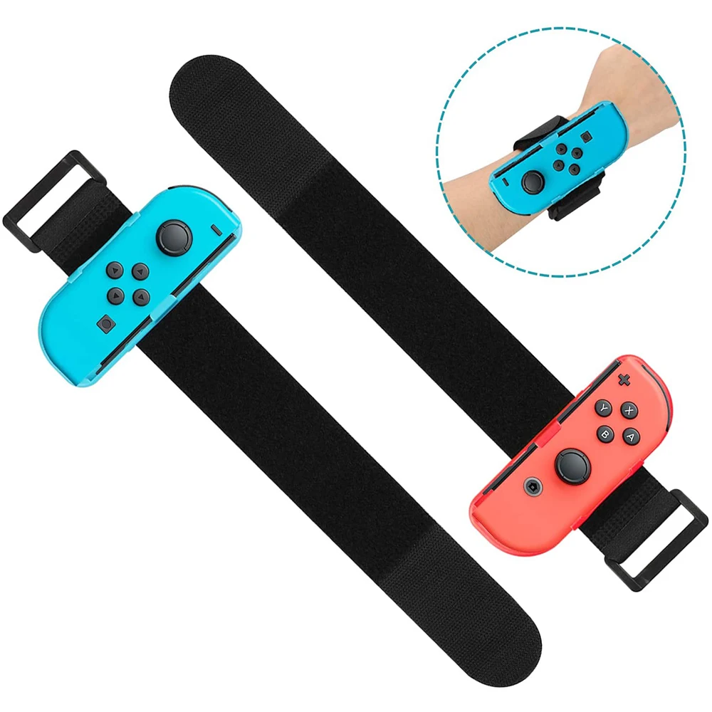 1 Pair Just Dance Band Adjustable Joy-Con Controller Elastic Dance Wrist Band Fit Strap Wristband For Nintendo Nintend Switch