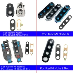 100%  OEM Frame With Lens For Xiaomi Mi Note 10 Redmi Note 7 8 Pro Rear Camera Glass Lens Back Camera Glass Cover