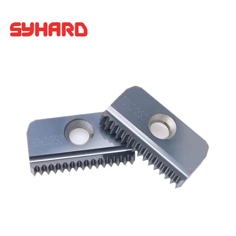 2PCS/LOT ISO Metric  ISO12 14 21 30 40 Tungste Steel Thread Milling Insert Internal External Thread Comb Milling Cutter Blade