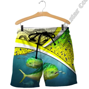 Plstarコスモスマグロmahiマーリンnewfashion釣りフィッシャー動物おかしい3 3dprint男性/女性ユニセックス夏のショートパンツ1