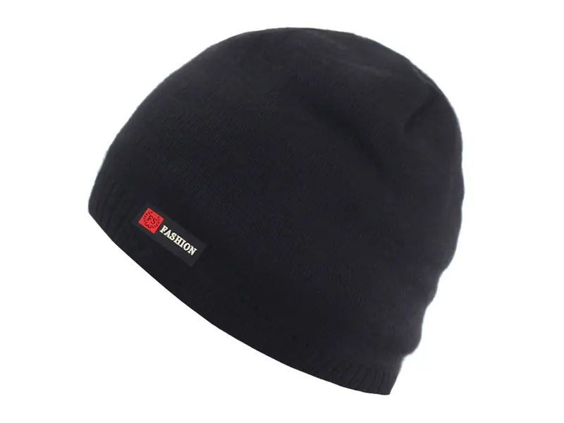 Skullies Beanies Männer Winter Hut Frauen Gestrickte Hüte Für Männer Kappe Winter Beanie Hut Gorro Dicke Warme Brimless Pelz Motorhaube Männer der Kappe – Detail 11