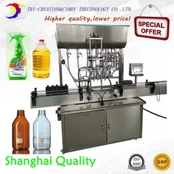 paste filling machine for liquid soap,1L 6 nozzles,filling machine for daily chemical product,oil filling machine