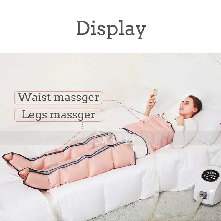 3 Modes Adjustable Leg Compression Massager Vibration Therapy Arm Waist Pneumatic Air-Wraps Relax Pain Relief Massage