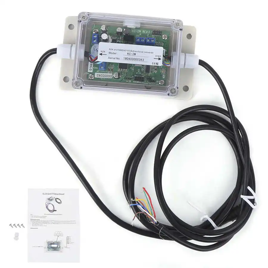 Boat Bi-Direction Converter Module NMEA2000 and NMEA0183 KC-2W IPX67 Waterproof DC 9-30V KC-2W Bi-Directional Converter