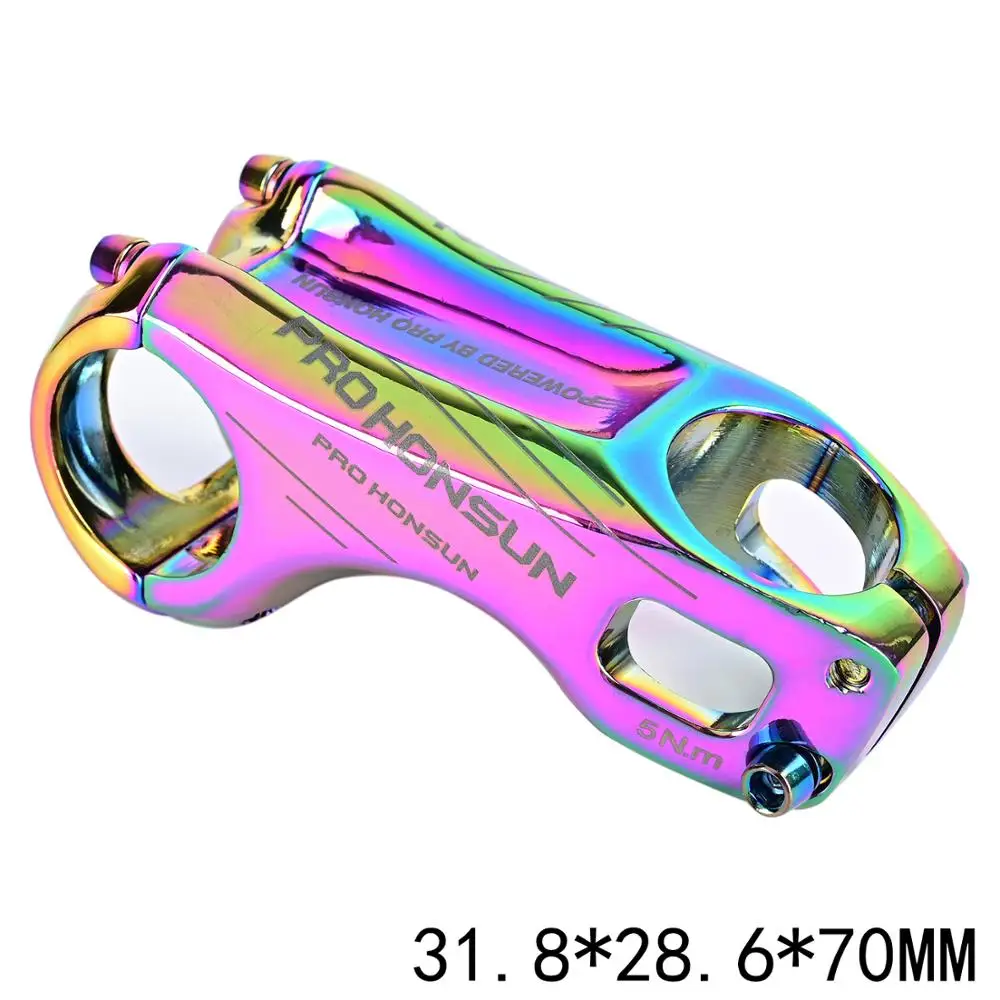 Aluminum Alloy Road Bicycle Stem Mountain Bike Stem17degree 70/ 90MM 31.8 * 28.6MM XC MTB AM Bicycle Handlebar mtb stem 4color