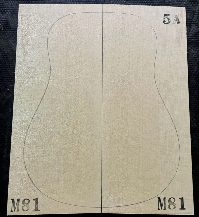 5A Engelmann Spruce Wood Guitar Panel Veneer For Classical Acoustic Folk Guitar Making Material Guitar Maintenance Materials