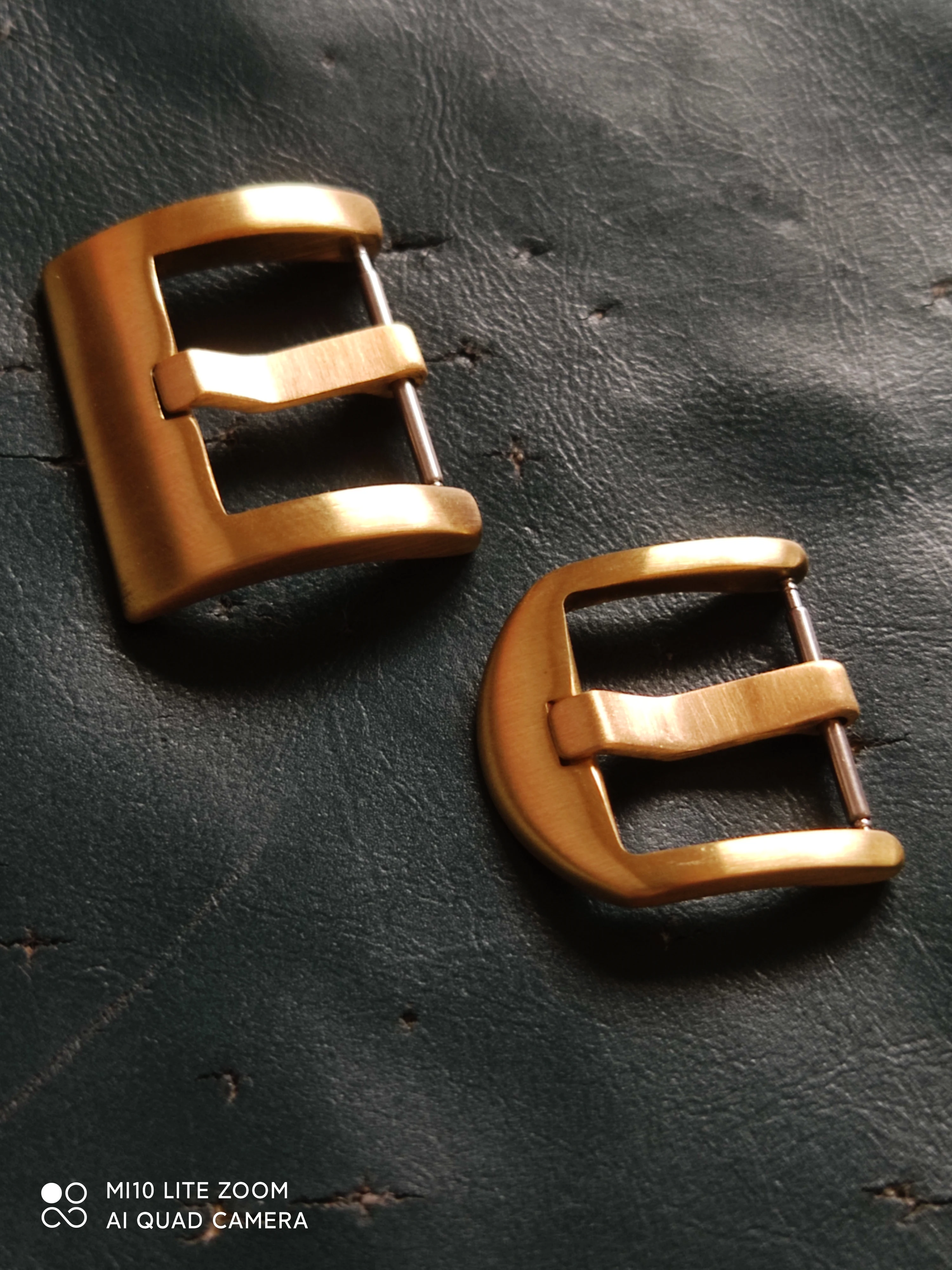 Bronze Buckle 18 20 22 24MM For PAM111 441 Simple Watch Clasp Accessories, Suitable For Leather Rubber Strap Buckle