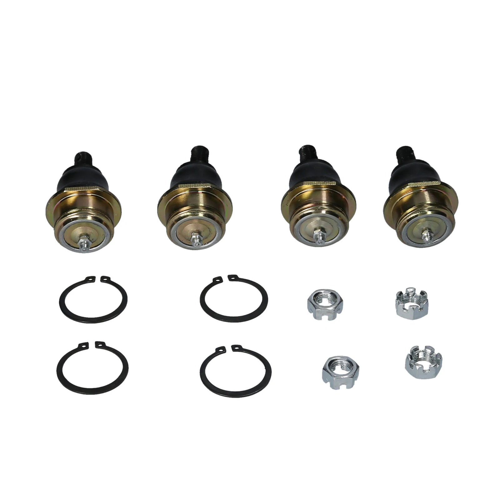 4PCS Complete Upper And Lower Ball Joints Set Replacement for Bombardier/Can-Am DS650 2000-2005 ATV JO2019BJ130HY