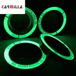 Car Styling Luminous Ignition Keyhole Ring Decoration Cover for Ford Focus 2 3 4 2005-2017 for Focus ST RS Everest Accessories