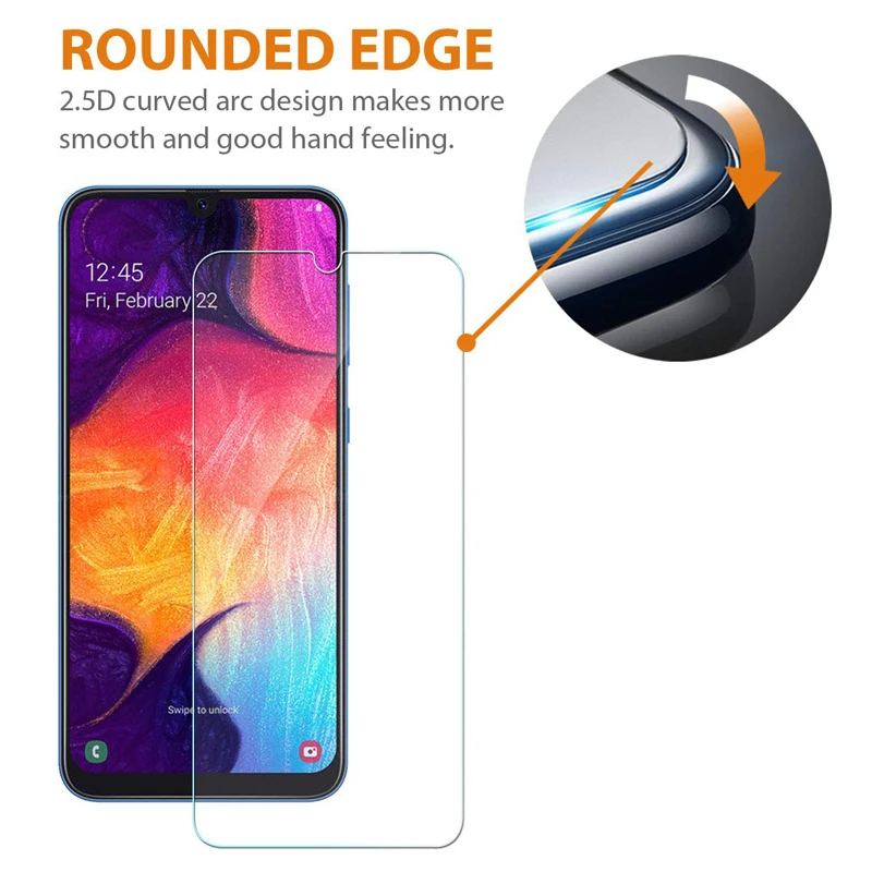 9D Volledige Cover Glas Voor Samsung Galaxy A50 A10 A70 A20 A40 A30 Screen Protector Voor Samsung A51 A71 A21S a31 A41 A11 A12