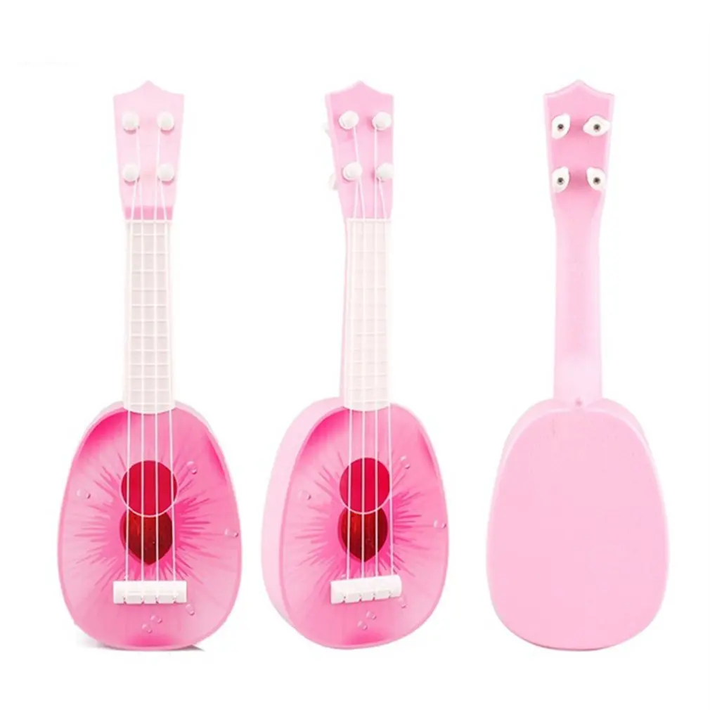 Kids Toys Four-string Simulation Fruit Guitar Bass Toy Can Play Early Education Educational Toys Girls Toy for Children