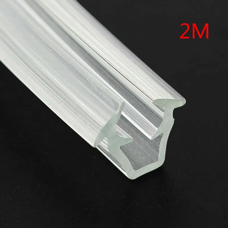 2M EPDM U-förmiger Gummidichtungsstreifen für 5 mm dicke Aluminiumlegierung Glastür Fenster winddichte Schalldichtung Wohnaccessoires