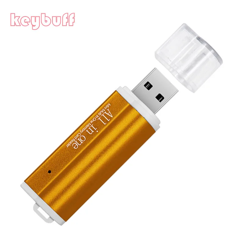 Pembaca Flash USB Penjualan Terbaik Adaptor Pembaca Kartu Memori All/Multi In 1 USB 2.0 Warna-warni untuk Pembaca Kartu SD Mini SDHC TF