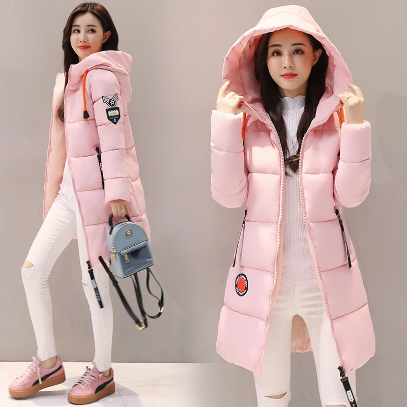 Vintage Down Cotton Jacket Women 2023 New Winter Parkas Jacket Hooded Thick Overcoat Parka Female Short Coat Slim Warm Outwear