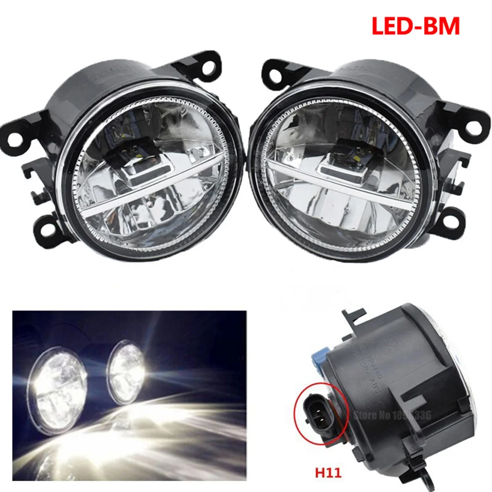 2Pcs/Pair Fog Lamp Assembly Super Bright LED Fog Lights For Peugeot 308 T9 2014 2015 For Peugeot 4007 GP_ 2007-2013