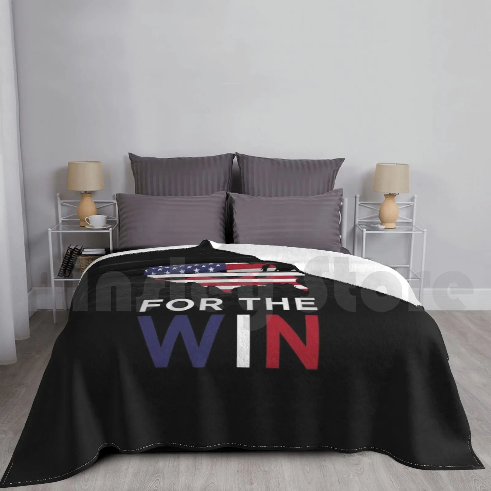 Usa For The Win Blanket For Sofa Bed Travel Us Usa United States Of America America Win United States Of America