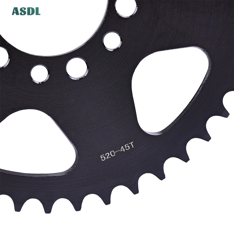 520 45T Motorcycle Rear Chain Sprocket For Suzuki  DR 200 DR200 S L7,L8 17-18 DS185 TC185 TS185 1978-1980 1975-1977 1979-1984