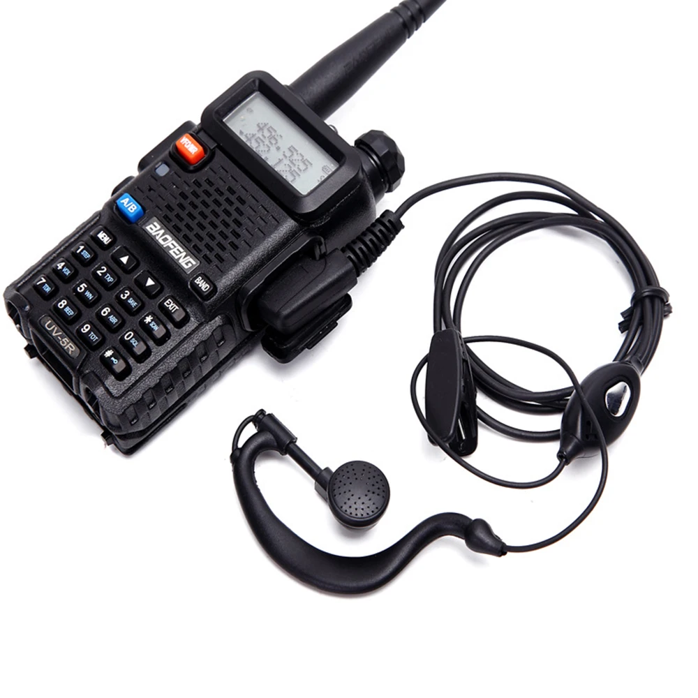 2 Pin Two Ways Covert Radio Earpiece For Baofeng BF-888S UV5R Walkie Talkie 992 Earwear Unilateral Headphone Earphone