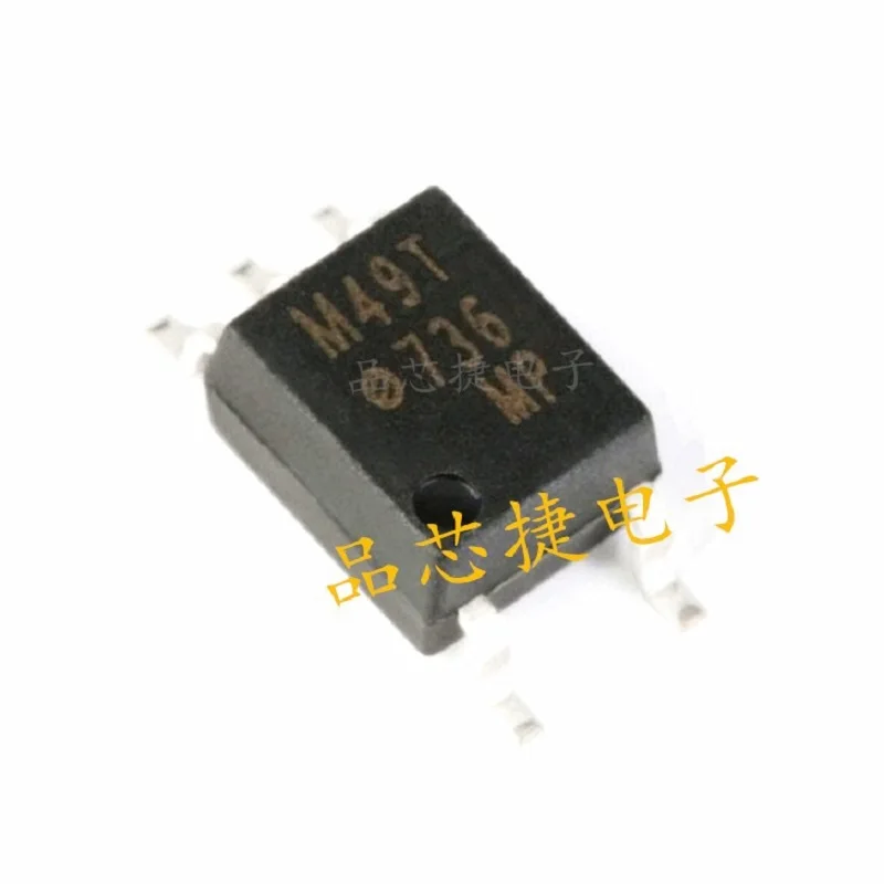 10pcs/Lot ACPL-M49T-500E Marking M49T SOP-5 Digital Optocoupler Configurable As LowPower, Low Leakage Phototransistor