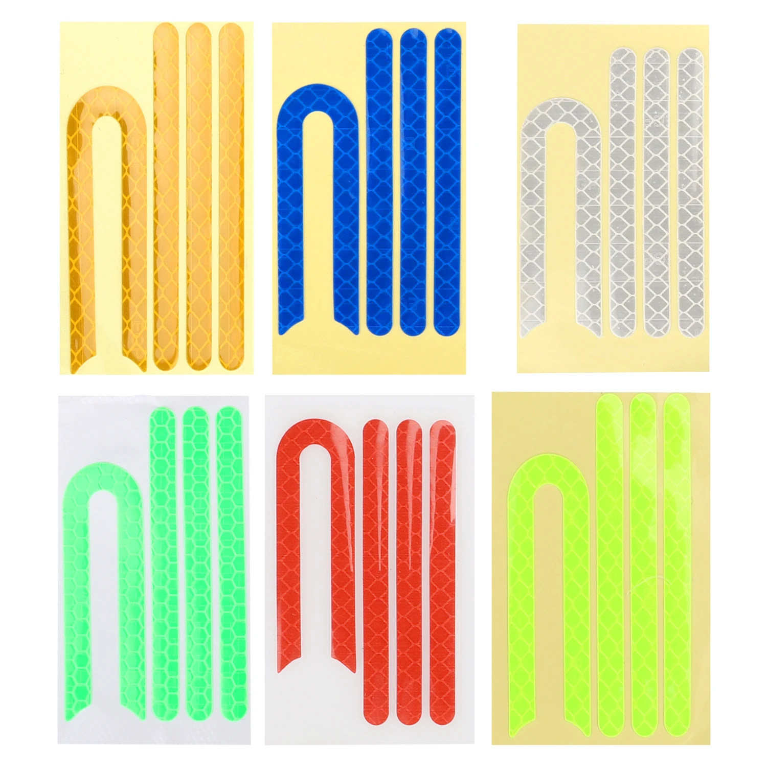 

Reflective Stickers for Xiaomi Mijia M365 and Pro Reflect Light Tags Reflector Bars U-Shaped Reflective Safety Protection Strip