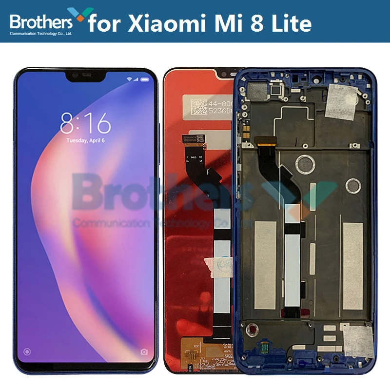 

AAA for Xiaomi Mi 8 Lite Mi8 Lite LCD Display LCD Screen Screen Digitizer LCD Assembly 6.26'' Phone Parts Tested Work