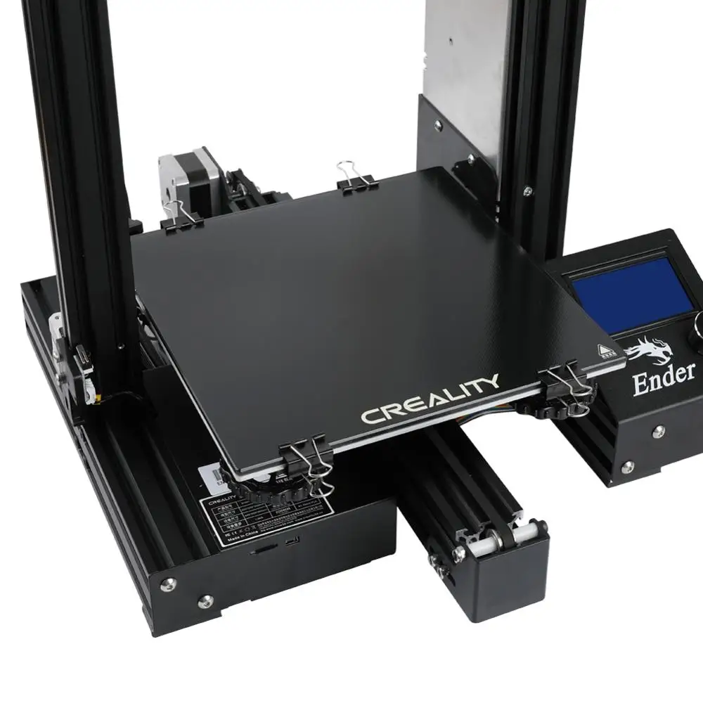 CREALITY Guatemala plaques de verre Analyste lit métropolitain construire Surface plate-forme 235X235X4mm pour Ender-3 V2/Ender-3 Pro/Ender-5