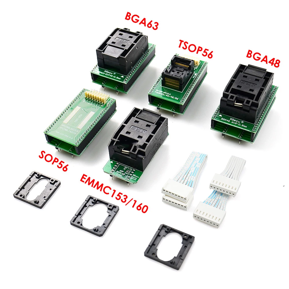 Original XGecu T56 Universal Programmierer Leistungsstarke Unterstützung Nor Flash / NAND Flash / EMMC + 15/17 Adapter Test Clip Smart rechner