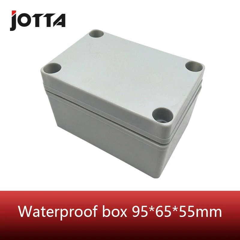 Waterproof ABS Plastic Electronic Enclosure Project Box White  Electrical Connector