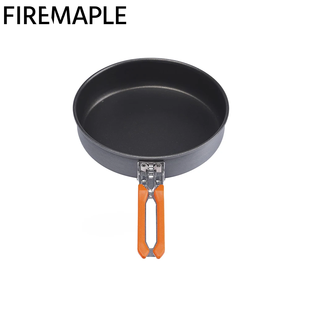 

Fire Maple Outdoor Camping Hiking Picnic Portable Hard Aluminum Alloy Non-stick Frying Pan With Folding Handle 0.9L