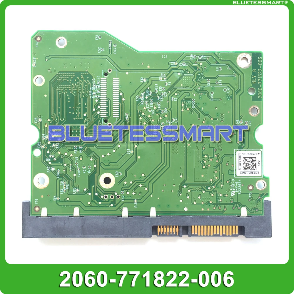 HDD PCB logic board printed circuit board 2060-771822-006 REV A P1 for WD 3.5 SATA hard drive repair data recovery