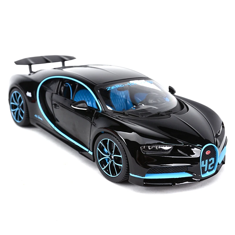 Bburago 1:18 Bugatti Chiron Sports Car Static Simulation Die Cast Vehicles Collectible Model Car Toys