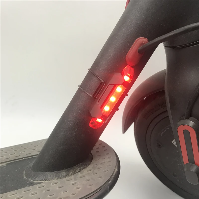 Scooter Warning Light Night Safety Warning Lights LED Flashlight Strip Light for Xiaomi Mijia M365 Electric Scooter Accessories