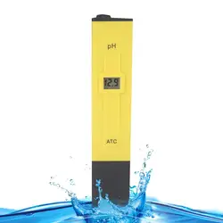 Digital PH Meter Pen PH Tester 0.01 PH High Accuracy with 2 Standard PH Buffer Powders for Drinking Pool Soil Aquarium Water