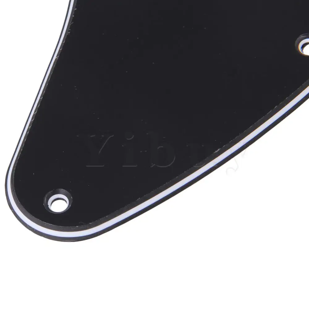 Yibuy Black Prewired Pickguard 1 Humbucker For Electric Guitar