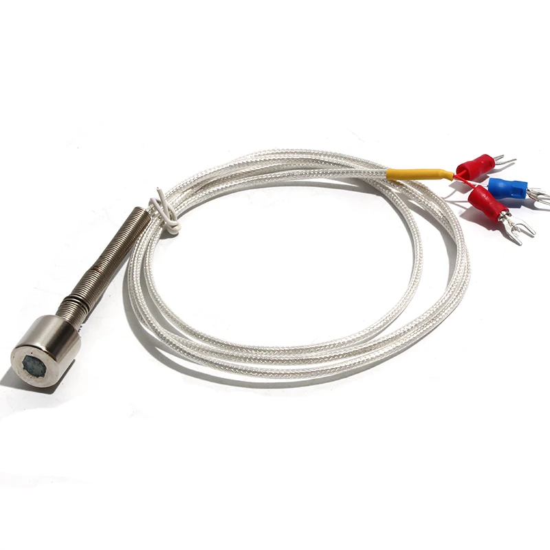 LUJINXUN Strong Magnet Attraction Type Temperature Sensor PT100 Magnetic Probe Adsorption Thermal Resistance -60 - 80 Degree