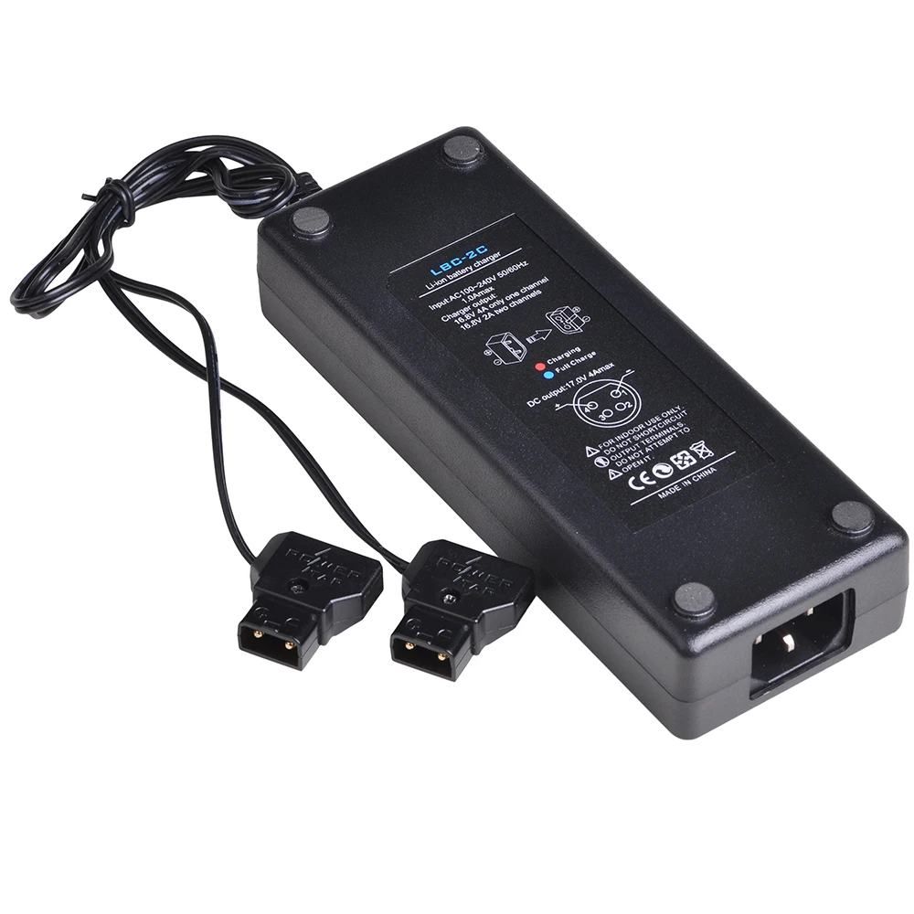 DuraPro 16.8V 4A D-Tap Battery Power Adapter Charger for Sony V-Lock / V-Mount Battery Pack Camera Battery