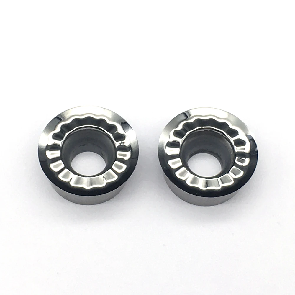 RPGT1204MO AK H01 อลูมิเนียมเครื่องตัดใบมีด RCGT1204MO มิลลิ่งแทรกเครื่องมือตัดเครื่องมือ CNC เครื่องมือ AL + TIN ไม้