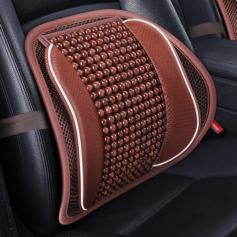 

Car Seat Waist Cushion Office Chair Massage Back Lumbar Support Mesh Cushion Pad Black Mesh Back Lumbar Cushion for Car Driver