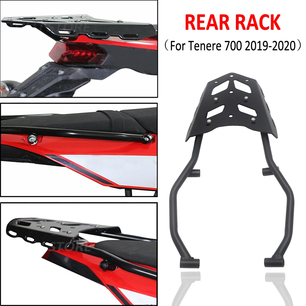 Tenere 700 NEW Rear Luggage Rack Motorcycle Accessories Top Case Rear Rack Carrier For Yamaha XT700Z XTZ700 Tenere700 2020 2019