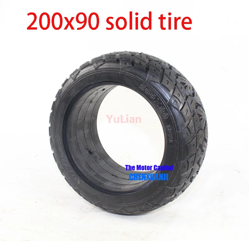 200x90 SolidTubeless Tyre Fits Electric Scooter Balance car Torque Car 200*90 Explosion-proof Solid Wheel Tires