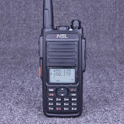 Huosloung HSL-U800 워키 토키 10W 양방향 라디오 UHF 400-520Mhz 휴대용 CB 라디오 16CH Comunicador 송신기 트랜시버