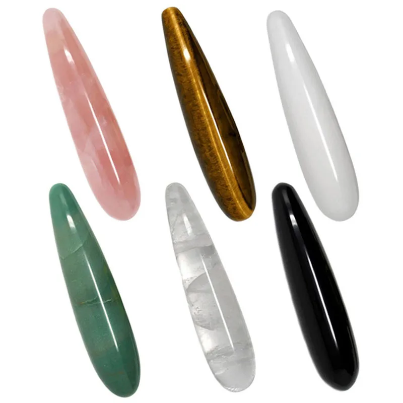 

Женская натуральная Нефритовая палочка для исцеления энергии Рейки Чакра кристальная балансировка для тазового троса инструмент