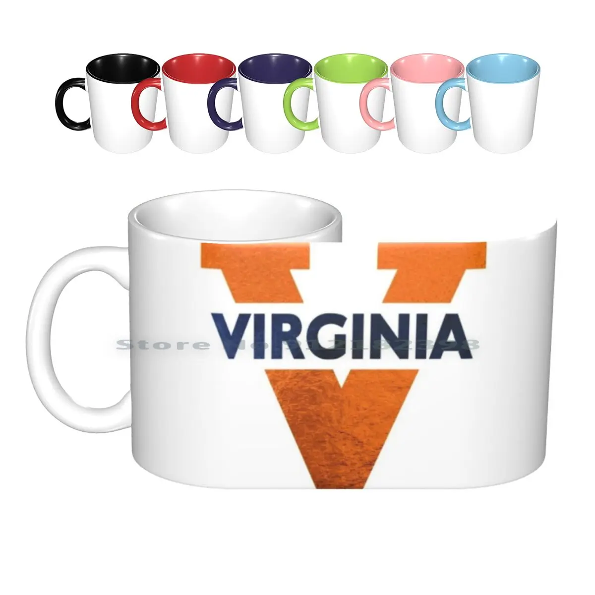 University Of Virginia - Uva - Wahoowa Ceramic Mugs Coffee Cups Milk Tea Mug Uva University Of Virginia Cville Wahoowa Cavaliers